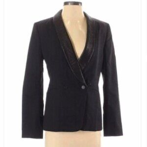 Rag & Bone Wool Blazer Black